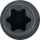 BGS Kraft-Steckschlüssel-Einsatz E-Profil, tief | Antrieb Innenvierkant 20 mm (3/4") | SW E24