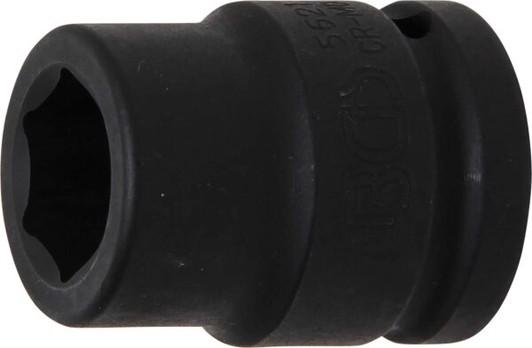 BGS Kraft-Steckschlüssel-Einsatz Sechskant | Antrieb Innenvierkant 20 mm (3/4") | SW 21 mm