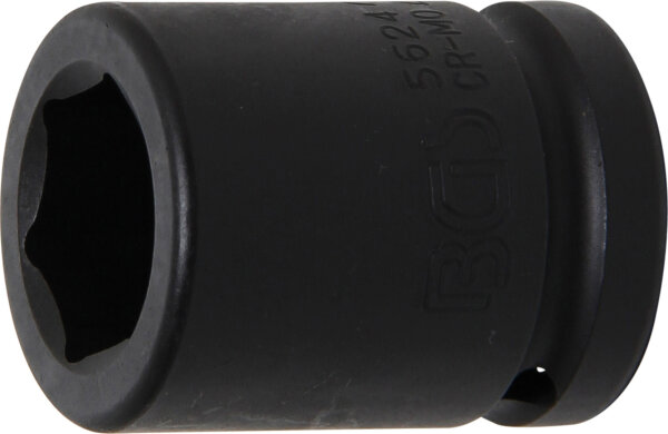 BGS Kraft-Steckschlüssel-Einsatz Sechskant | Antrieb Innenvierkant 20 mm (3/4") | SW 24 mm