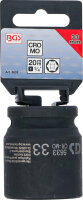 BGS Kraft-Steckschlüssel-Einsatz Sechskant | Antrieb Innenvierkant 20 mm (3/4") | SW 33 mm
