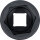 BGS Kraft-Steckschlüssel-Einsatz Sechskant | Antrieb Innenvierkant 20 mm (3/4") | SW 40 mm