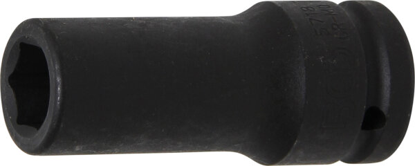 BGS Kraft-Steckschlüssel-Einsatz Sechskant, tief | Antrieb Innenvierkant 20 mm (3/4") | SW 18 mm