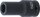 BGS Kraft-Steckschlüssel-Einsatz Sechskant, tief | Antrieb Innenvierkant 20 mm (3/4") | SW 19 mm