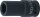 BGS Kraft-Steckschlüssel-Einsatz Sechskant, tief | Antrieb Innenvierkant 20 mm (3/4") | SW 22 mm