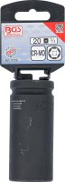 BGS Kraft-Steckschlüssel-Einsatz Sechskant, tief | Antrieb Innenvierkant 20 mm (3/4") | SW 26 mm