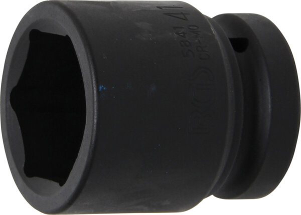 BGS Kraft-Steckschlüssel-Einsatz Sechskant | Antrieb Innenvierkant 25 mm (1") | SW 41 mm