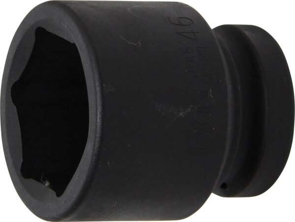 BGS Kraft-Steckschlüssel-Einsatz Sechskant | Antrieb Innenvierkant 25 mm (1") | SW 46 mm
