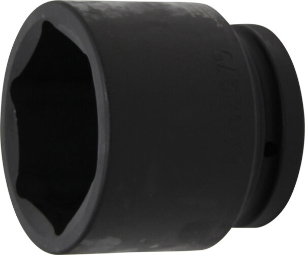 BGS Kraft-Steckschlüssel-Einsatz Sechskant | Antrieb Innenvierkant 25 mm (1") | SW 75 mm