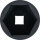 BGS Kraft-Steckschlüssel-Einsatz Sechskant | Antrieb Innenvierkant 25 mm (1") | SW 85 mm