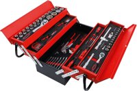BGS Diy Metall-Werkzeugkoffer inkl. Werkzeug-Sortiment | 86-tlg.