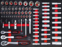 BGS Diy Werkstattwagen | 7 Schubladen | 1 Seitentür | mit 250 Werkzeugen