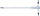 BGS Schraubendreher mit T-Gleitgriff | Innensechskant | 2 mm