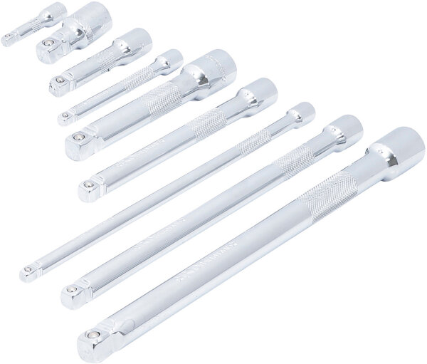 BGS Diy Kippverlängerungs-Satz | 6,3 mm (1/4") / 10 mm (3/8") / 12,5 mm (1/2") | 9-tlg.