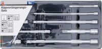 BGS Diy Kippverlängerungs-Satz | 6,3 mm (1/4") / 10 mm (3/8") / 12,5 mm (1/2") | 9-tlg.