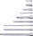 BGS Diy Kippverlängerungs-Satz | 6,3 mm (1/4") / 10 mm (3/8") / 12,5 mm (1/2") | 9-tlg.