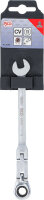 BGS Doppelgelenk-Ratschenring-Maulschlüssel | abwinkelbar | SW 8 mm