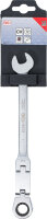 BGS Doppelgelenk-Ratschenring-Maulschlüssel | abwinkelbar | SW 12 mm