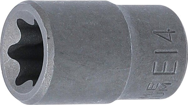 BGS Steckschlüssel-Einsatz E-Profil | Antrieb Innenvierkant 10 mm (3/8") | SW E14