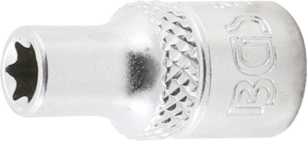 BGS Steckschlüssel-Einsatz E-Profil | Antrieb Innenvierkant 6,3 mm (1/4") | SW E6
