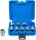 BGS Steckschlüssel-Einsatz-Satz E-Profil | Antrieb Innenvierkant 12,5 mm (1/2") | SW E10 - E24 | 9-tlg.