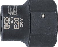 BGS Bremssattel-Einsatz | E-Profil (für Torx) | für MAN TGA | Antrieb Außensechskant 30 mm | SW E20