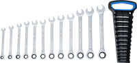 BGS Maulratschen- und Ratschenring-Schlüssel-Satz | SW 8 - 19 mm | 12-tlg.