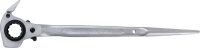 BGS Gerüstbauer-Knarre | 4-in-1 | SW 19 x 22 mm