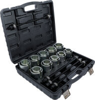 BGS Diy Zug- und Druckhülsen-Satz | mit 4 Spindeln | 24-tlg.