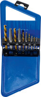 BGS Schraubenausdreher- & Linksbohrer-Satz | HSS | titan-nitriert | 2 - 7,5 mm | 10-tlg.