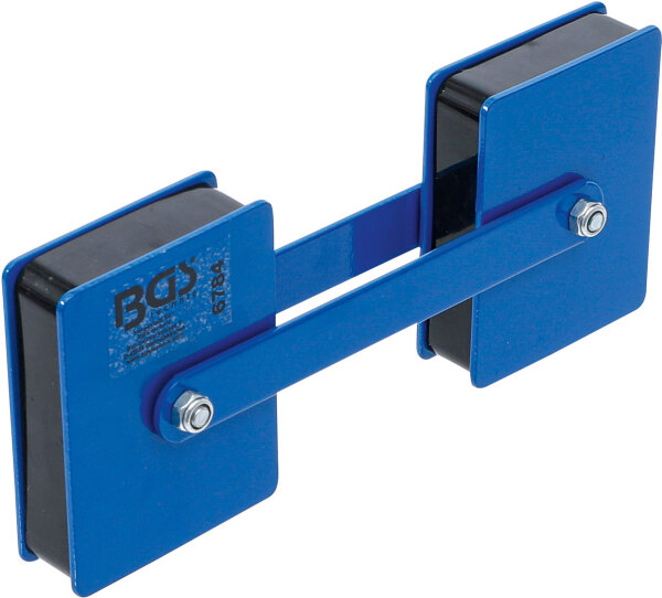 BGS Kraft-Doppelmagnethalter | Winkel einstellbar | 22,7 kg