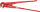 BGS Eckrohrzange | 50 mm - 2" | schwedische Form