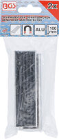 BGS Schraubstock-Schutzbacken | Aluminium | Breite 100 mm | 2-tlg.