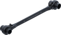 BGS Diy Gerüstbauer-Knarre | 4-in-1 | SW 14 - 17 -...