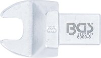 BGS Einsteck-Maulschlüssel | 8 mm | Aufnahme 9 x 12 mm