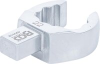 BGS Einsteck-Ringschlüssel | offen | 22 mm | Aufnahme 9 x 12 mm