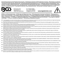 BGS Torsions-Kraft-Steckschlüssel-Einsatz Sechskant | Antrieb Innenvierkant 25 mm (1") | SW 33 mm | 550 Nm