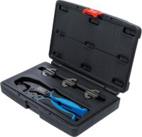 BGS Crimpzangen-Satz | mit 3 Paar Backen | für Solar-Steckverbindungen MC3 / MC4 / Tyco