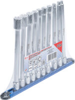 BGS Steckschlüssel-Einsatz-Satz E-Profil | XXL | Antrieb Innenvierkant 10 mm (3/8") | SW E6 - E20 | 10-tlg.