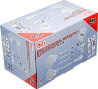 BGS Druckluft-Farbsprühpistole | mit 3 Sprühdüsen | 1,4 - 1,7 - 2,0 mm