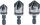 BGS Diy Senker-Bit-Satz | HSS | Antrieb 6,3 mm (1/4") | 12 - 16 - 19 mm | 3-tlg.