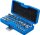 BGS Steckschlüssel-Einsatz-Satz, E-Profil | Antrieb Innenvierkant 6,3 mm (1/4") / 12,5 mm (1/2") | SW E4 - E24 | 28-tlg.