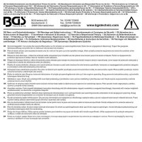 BGS Werkstattwageneinlage 2/3: VDE-Bit-Einsatz-Satz | Antrieb Innenvierkant 10 mm (3/8") / 12,5 mm (1/2") | Innensechskant 4 - 10 mm | 10-tlg.
