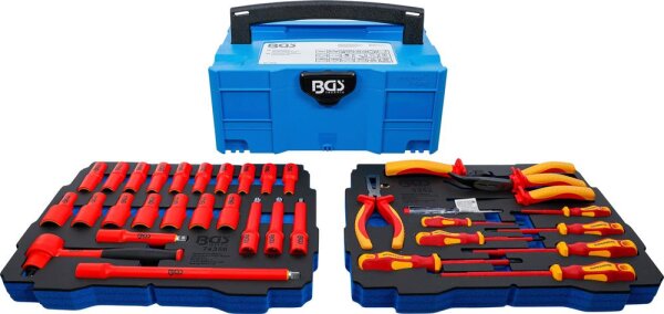 BGS VDE-Zangen- / Schraubendreher- und Steckschlüssel-Satz | BGS systainer® | 36-tlg.