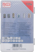 BGS Bremsleitungsverschraubungs- Überwurfmuttern & Schrauben Sortiment | 135-tlg.