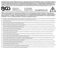 BGS Diy Spezialschlüssel | 8-in-1 | Abtrieb Sechskant SW 12 - 19 mm