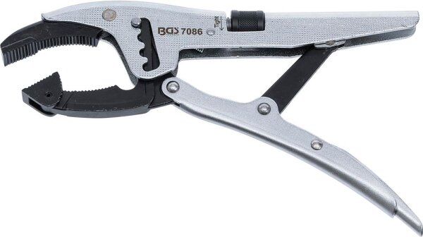 BGS Gripzange | 4-fache Schnelljustierung | schwenkbare Backenenden | französischer Typ | 250 mm