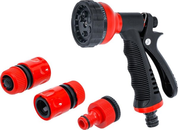 BGS Diy Multifunktions-Garten-Handbrause | mit 6 Funktionen | 5-tlg.