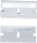 BGS Ersatz-Schaberklingen | Stahl | für Art. 70911 | 5-tlg.