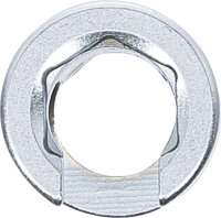 BGS Spezial-Steckschlüssel-Einsatz, geschlitzt | Antrieb Innenvierkant 10 mm (3/8") | SW 15 mm