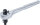 BGS Diy Umschaltknarre | Vollstahl | feinverzahnt | 3-in-1 | Abtrieb Außenvierkant 6,3 mm (1/4") / 10 mm (3/8") / 12,5 mm (1/2")
